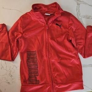 4/$30  Puma Bold Red Zip-Up Jacket